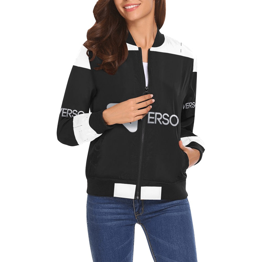 All Over Print Bomber Jacket for Women ( H19)