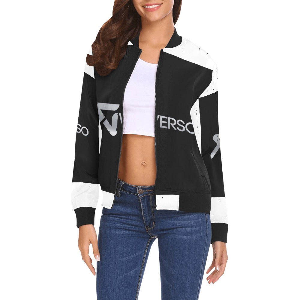 All Over Print Bomber Jacket for Women ( H19)