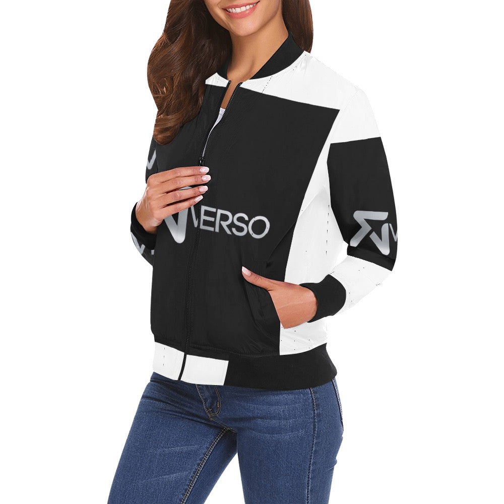 All Over Print Bomber Jacket for Women ( H19)